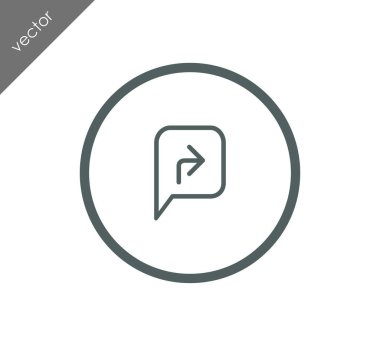 Sohbet simgesi tasarım