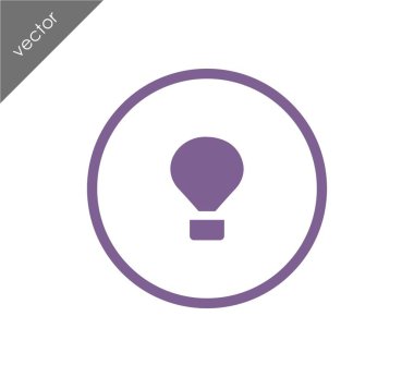 Sıcak hava balonu simgesi