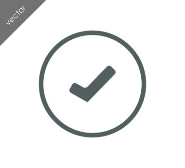 onay işareti simgesi.