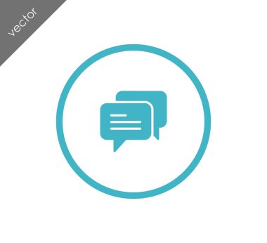 konuşma balonları simgesi 