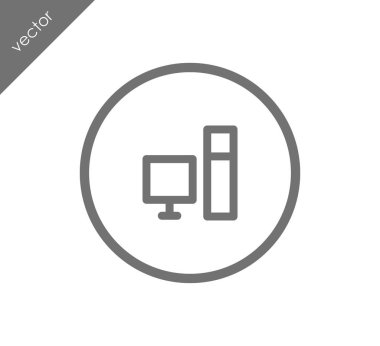 Masaüstü bilgisayar simgesi  