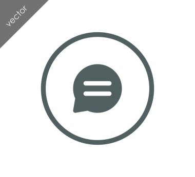 Metin balonu simgesinin