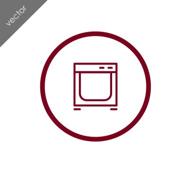 Kurutma makinesi simgesini