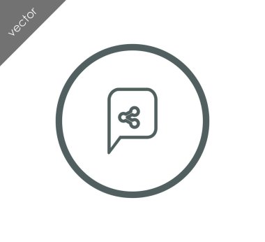 Sohbet simgesi tasarım