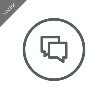 Konuşma simgesini simgeleri 