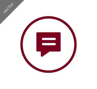 Metin balonu simgesinin