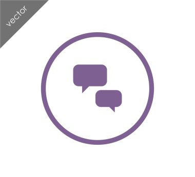 Konuşma simgesini simgeleri 