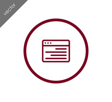 Basit tarayıcı simgesi