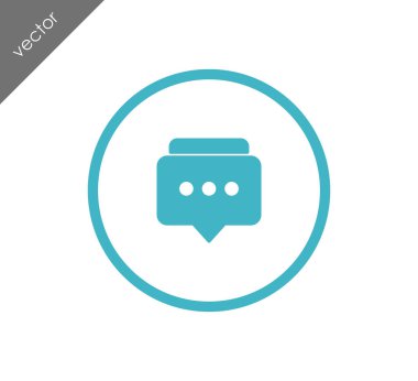 konuşma balonları simgesi 