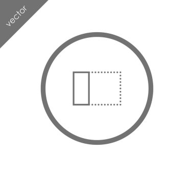 Yatay hizalama nesnelerin sol simgesi