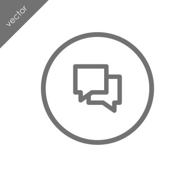 Konuşma simgesini simgeleri 