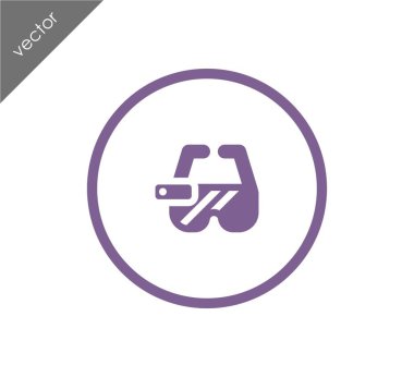 3d gözlük illüstrasyonu