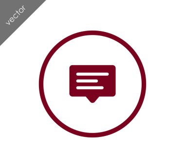 Metin balonu simgesinin