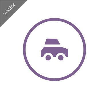 Araba simgesi, illüstrasyon