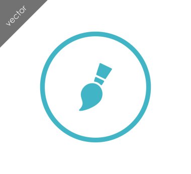 Düz fırça simgesini