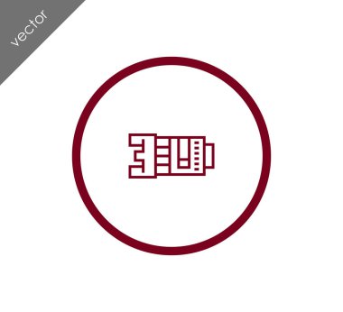 Kamera Mercek simgesi 