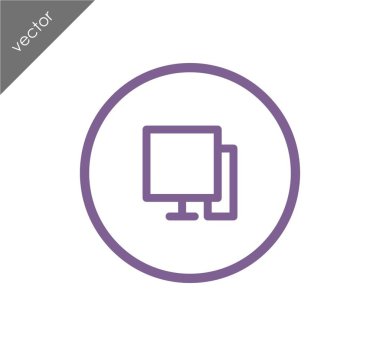 Masaüstü bilgisayar simgesi  