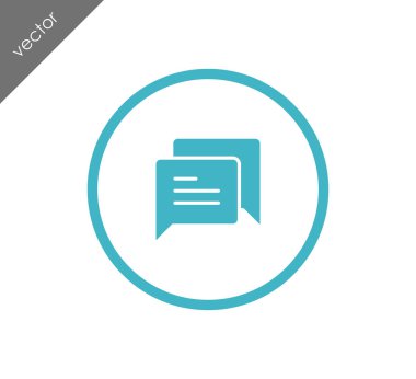 konuşma balonları simgesi 