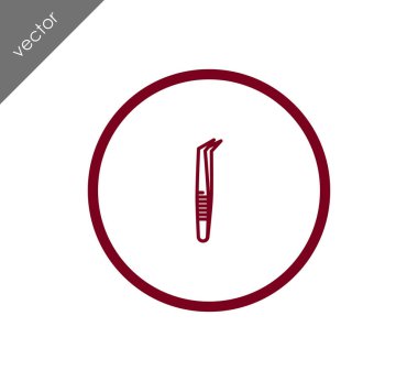 cımbız düz simgesi