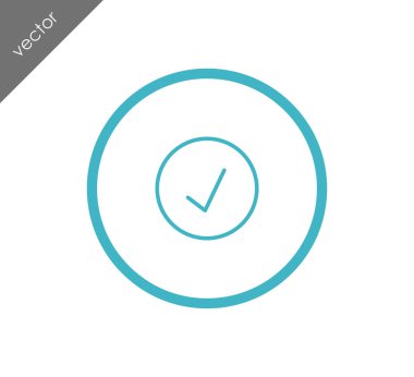 onay işareti simgesi.