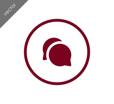 Konuşma simgesini simgeleri 