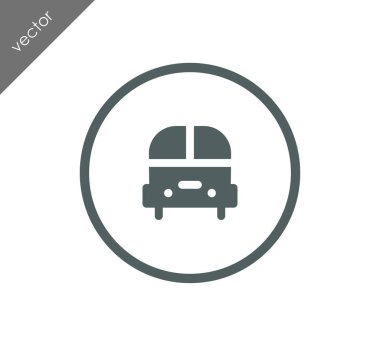 Araba simgesi, illüstrasyon