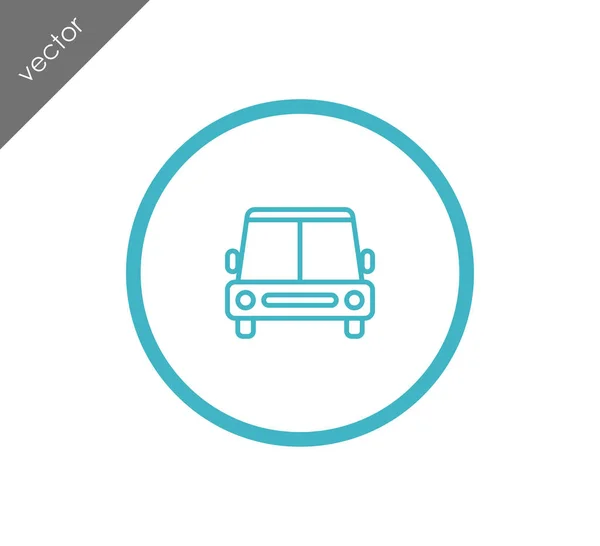 Icono plano de coche — Vector de stock