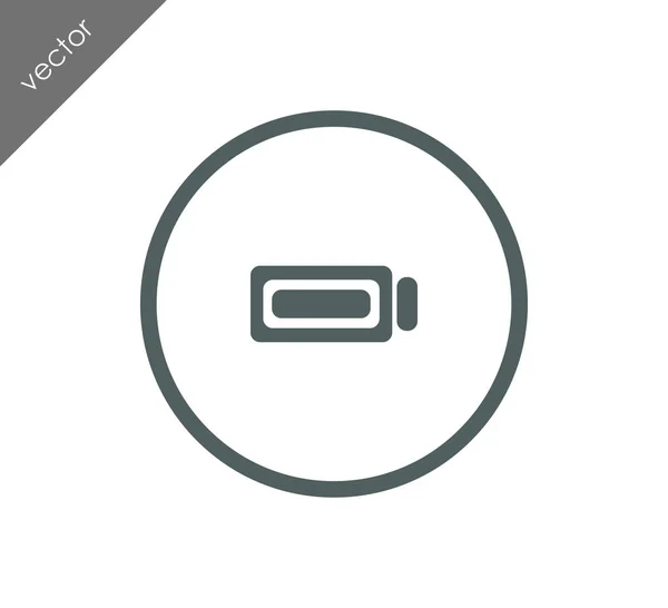 Icono de carga batería — Vector de stock