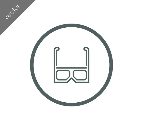 Ilustración gafas 3d — Vector de stock