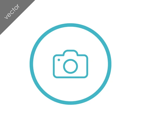 Ikone der Fotokamera — Stockvektor
