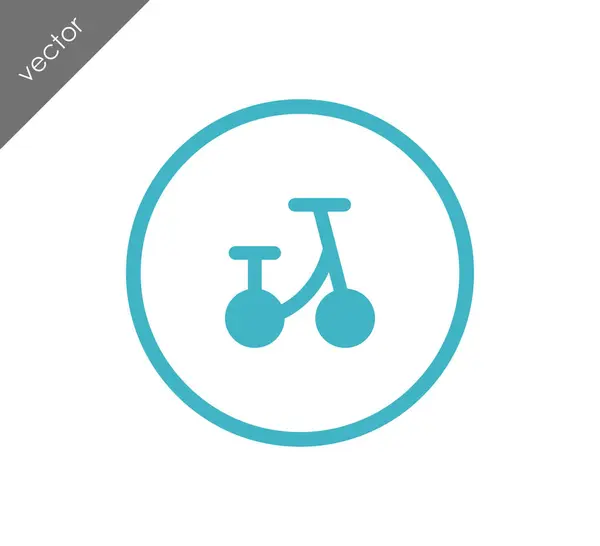 Bicicleta icono simple — Vector de stock