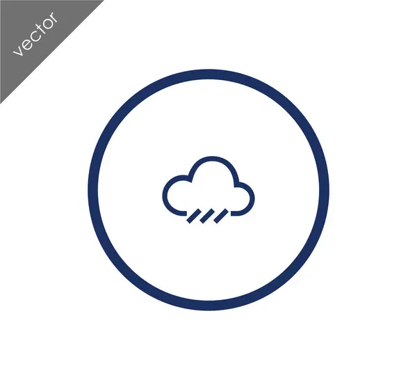 Sturmwolken-Ikone — Stockvektor