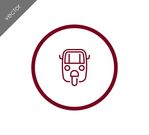 Auto rickshaw icono — Vector de stock