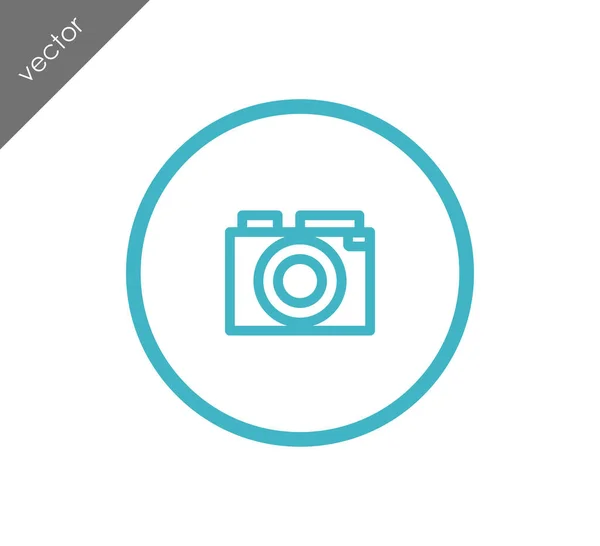 Icono de cámara fotográfica — Vector de stock