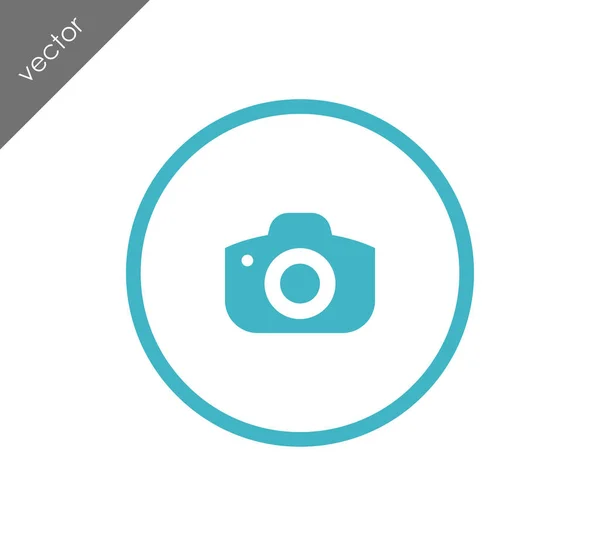 Icono de cámara fotográfica — Vector de stock