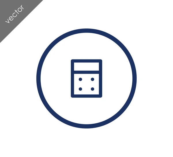 Trendy  calculator icon — Stock Vector