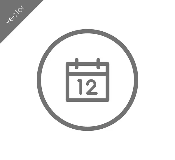 Ilustración del icono del calendario — Vector de stock