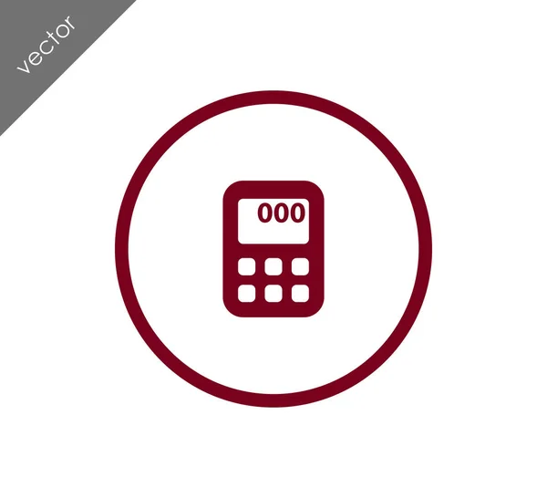 Icono de calculadora de moda — Vector de stock