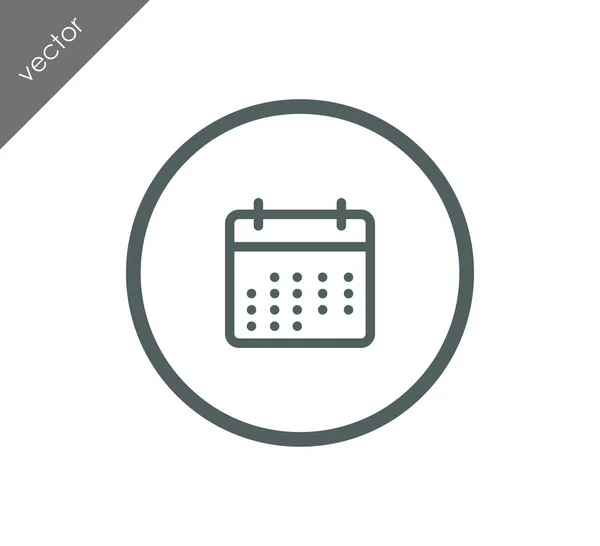 Calendar icon illustration — Stock Vector