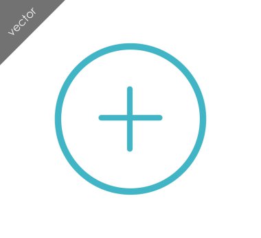 Simge ile artı işareti sembol Ekle