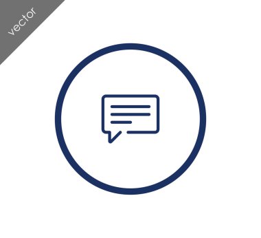 Metin balonu simgesinin