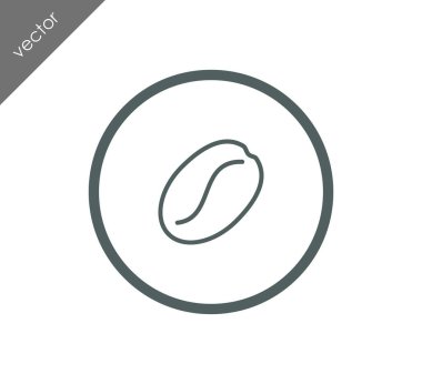 kahve çekirdeği simgesi