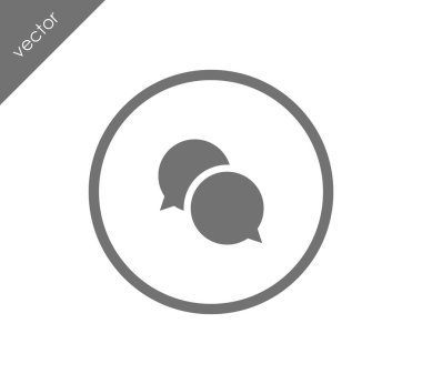 Konuşma simgesini simgeleri 