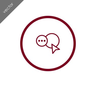 Sohbet simgesi tasarım