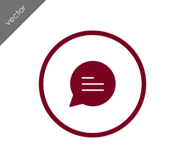 Metin balonu simgesinin