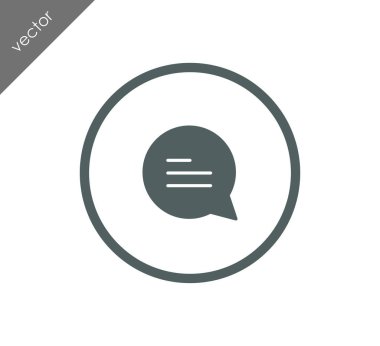 Metin balonu simgesinin