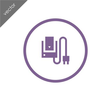 Şarj cihazı tak simgesi