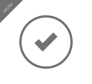 onay işareti simgesi.