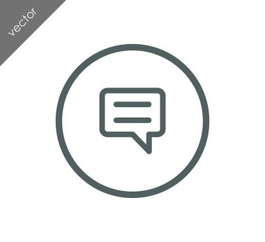 Metin balonu simgesinin