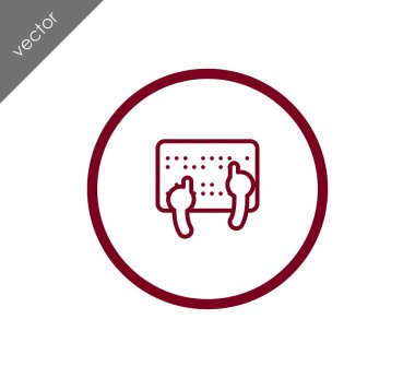 Braille makine simgesi